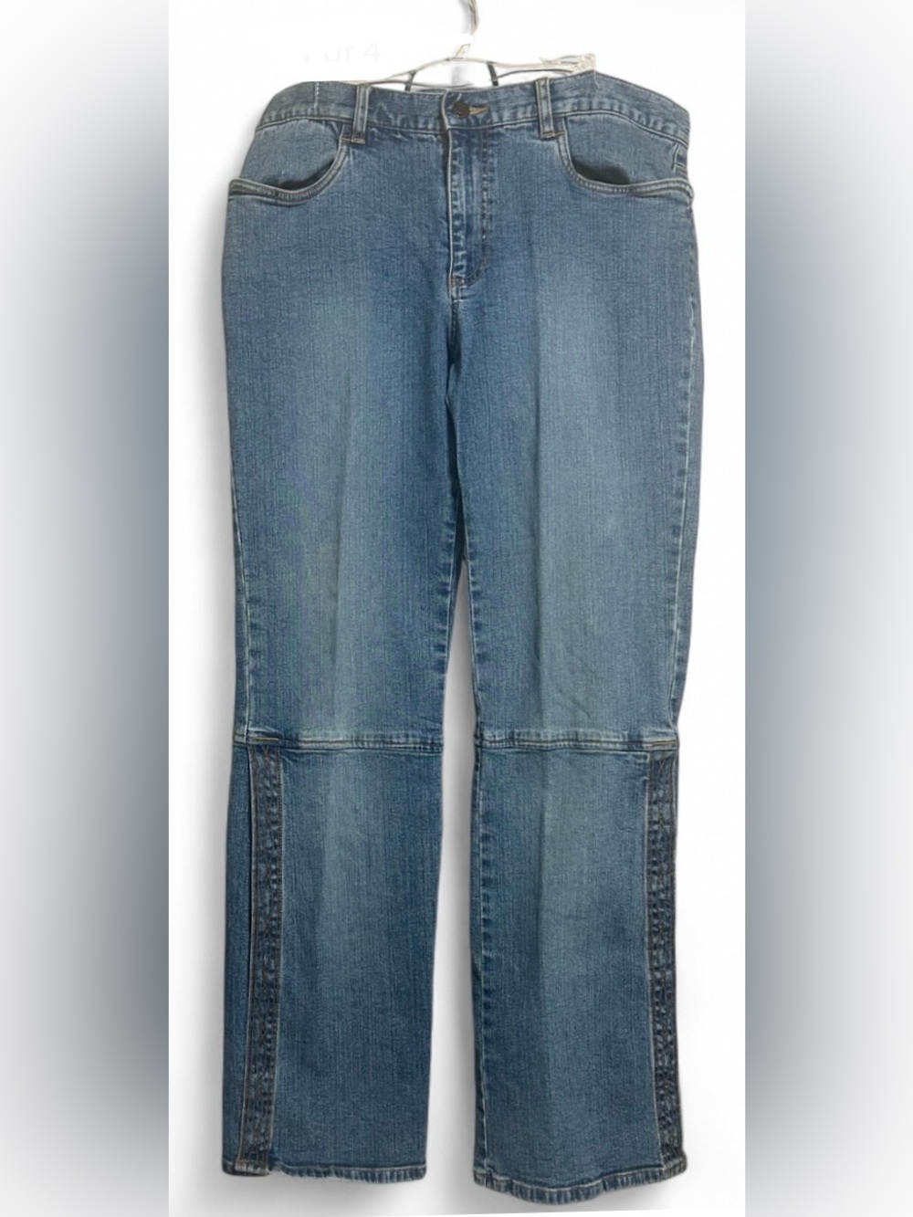 POLO JEANS COMPANY SPLIT LEG FLARE JEANS